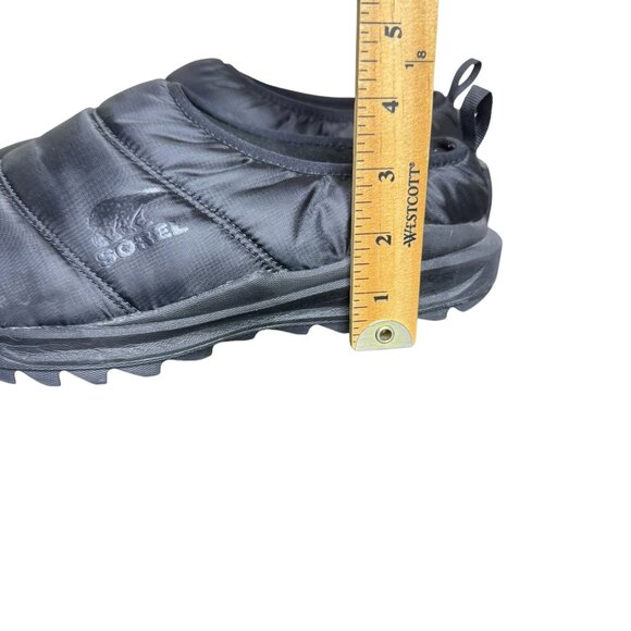 Sorel Men's Black Ona RMX Puffy Slip-On Sneakers Slippers, Size 9 - Picture 9 of 9